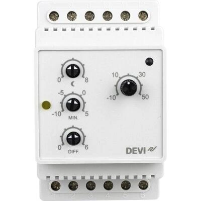 DEVI DEVIreg 316 140F1075 — Терморегулятор для систем антиобледенения с датчиком на проводе 140F1075 DEVI DEVIreg 316 140F1075 — Терморегулятор для систем антиобледенения с датчиком на проводе 140F1075