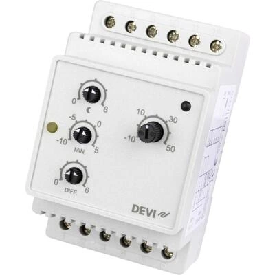 DEVI DEVIreg 316 140F1075 — Терморегулятор для систем антиобледенения с датчиком на проводе 140F1075 DEVI DEVIreg 316 140F1075 — Терморегулятор для систем антиобледенения с датчиком на проводе 140F1075