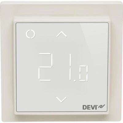 DEVI DEVIreg Smart 140F1141 — Программируемый терморегулятор интеллектуальный с Wi-Fi, белый 140F1141
