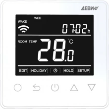 ДЕВИ 140F1141R — Терморегулятор ДЕВИ Prime c Wi-Fi белый IP 21, размеры 87 x 87 x 42 мм, диапазон регулирования температуры 5...40 °С 140F1141R