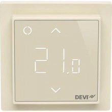 DEVI DEVIreg Smart 140F1142 — Программируемый терморегулятор интеллектуальный с Wi-Fi, бежевый 140F1142