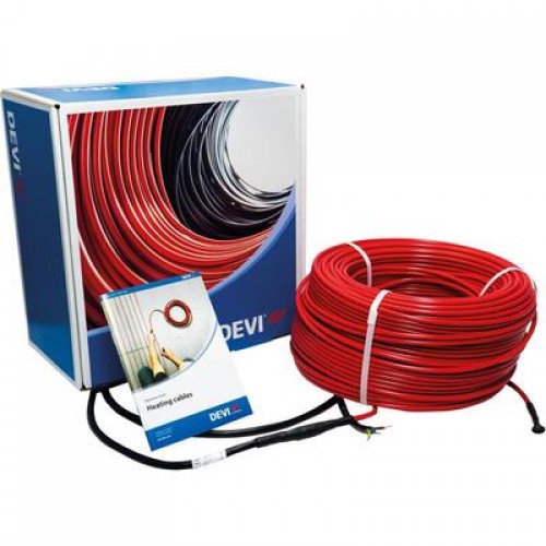 DEVI DEVIflex 18T (DTIP-18) 140F1252 — Двухжильный нагревательный кабель, мощность 2775 Вт при 230 В, длина 155 м 
