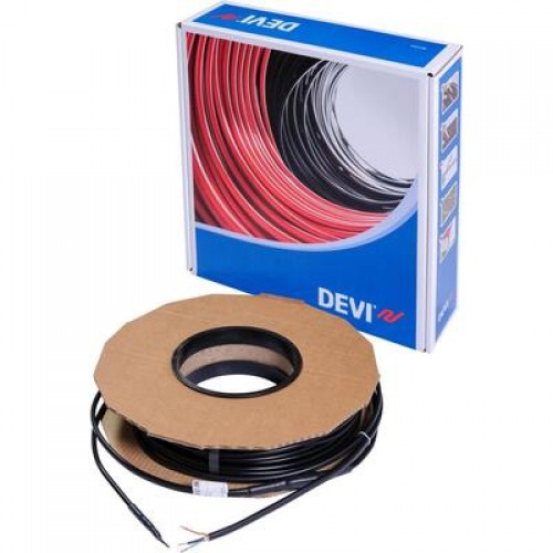DEVI DEVIsafe 20T 140F1278 — Двухжильный нагревательный кабель, мощность 835 Вт при 230 В, длина 42 м 