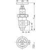 DANFOSS 148B5120 — Запорный клапан SVA-S 10 A ANG H-WHEEL 