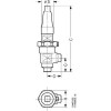 DANFOSS 148B5121 — Запорный клапан SVA-S 10 A ANG CAP 