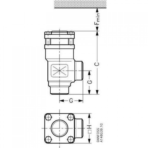 DANFOSS 148B5237 — Клапан обратный CHV-X 15 A 