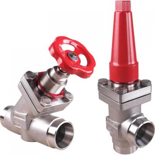 DANFOSS 148B5290 — Запорный клапан SVA-S SS 15 D ANG Cap 