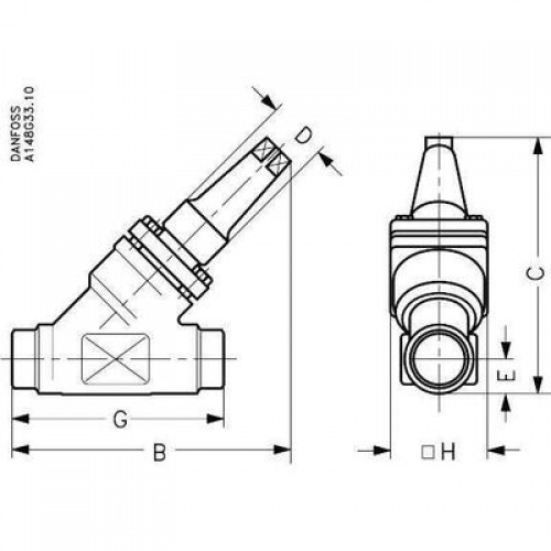 DANFOSS REG-SA 25 Клапан регулятор расхода 
