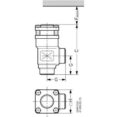 DANFOSS 148B5536 — Клапан обратный CHV-X 32 D ANG 148B5536 DANFOSS 148B5536 — Клапан обратный CHV-X 32 D ANG 148B5536
