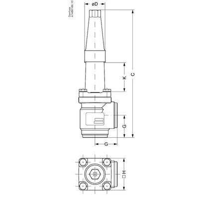 DANFOSS 148B5703 — Клапан обратный с запорной функцией SCA-X 50 A 148B5703 DANFOSS 148B5703 — Клапан обратный с запорной функцией SCA-X 50 A 148B5703