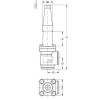 DANFOSS 148B5803 — Клапан обратный с запорной функцией SCA-X 65 D 