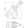DANFOSS 148B6011 — Запорный клапан SVA-S 100 D STR CAP 