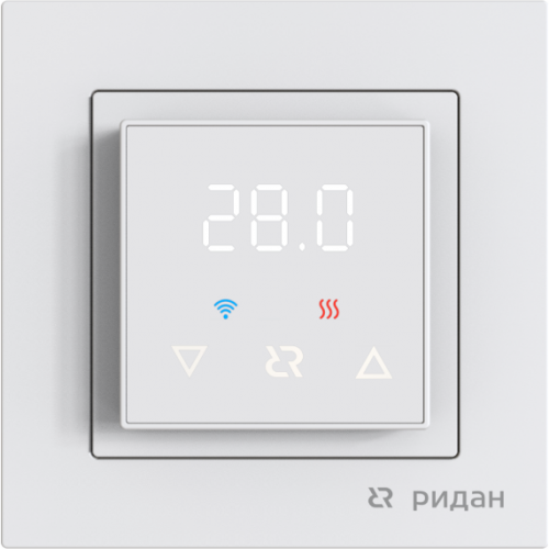 РИДАН 21RT0104R — Classy терморегулятор с Wi-Fi, белый 