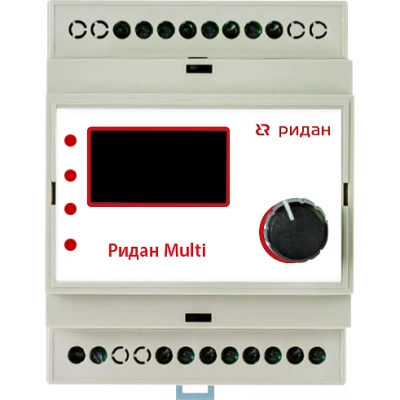 РИДАН 21RT0209R — Multi терморегулятор, размеры 90,2 х 71 х 70,9, класс защиты IP 20 21RT0209R
