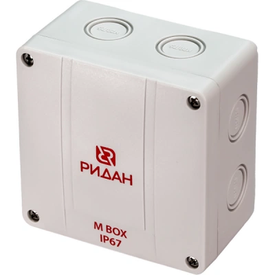 РИДАН 21RT0928R — Коробка распределительная M BOX, 110х110х67 мм, IP67, серая 21RT0928R