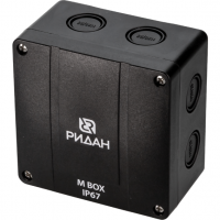 РИДАН 21RT0929R — Коробка распределительная M BOX, 110х110х67 мм, IP67, черная 21RT0929R