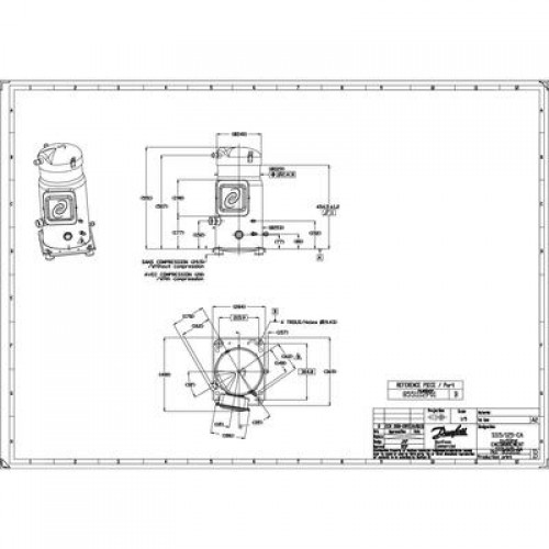 DANFOSS SM125-4CAI Компрессор спиральный(пр. класс 1770547402) 