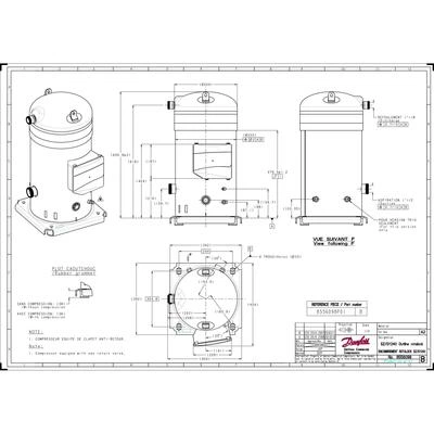 DANFOSS SY240A4PBI Компрессор спиральный SY240A4PBI DANFOSS SY240A4PBI Компрессор спиральный SY240A4PBI