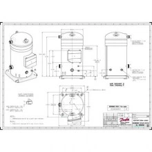 DANFOSS SY240A4PBM Компрессор спиральный SY240A4PBM