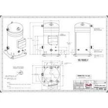 DANFOSS SY300A4PBM Компрессор спиральный SY300A4PBM
