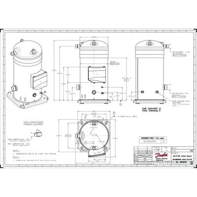 DANFOSS SY380A4CBI компрессор спиральный SY380A4CBI DANFOSS SY380A4CBI компрессор спиральный SY380A4CBI